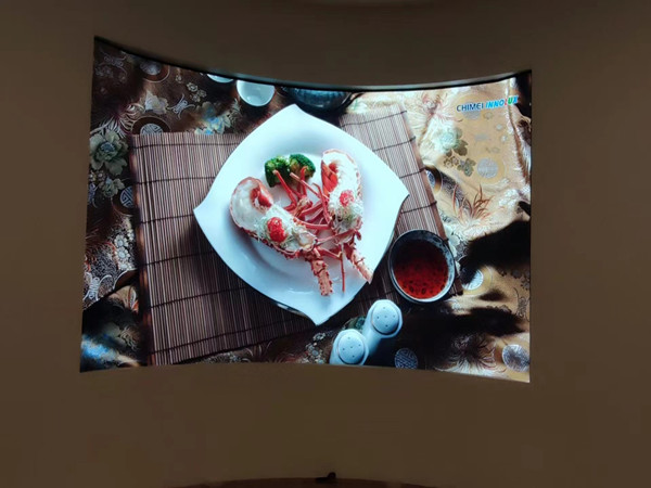 扶风室内P2.5弧形LED屏